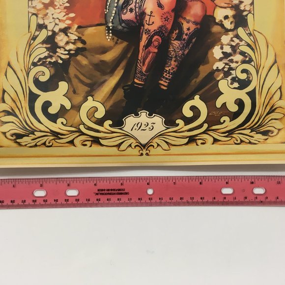 Freakshow Circus Poster Tattoo Girl Freak Show Carnival Vintage Style Art Print - Picture 8 of 8